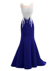 sparkly crystal prom dresses mermaid backless sleeveless long royal blue prom dresses