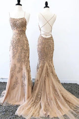 Sexy Mermaid Prom Dresses Cross Back Hot Selling Long Formal Dresses