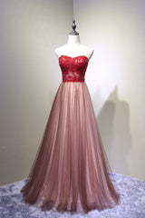 Sweetheart Tulle Prom Dress , Charming Handmade Party Gown, Prom Dress